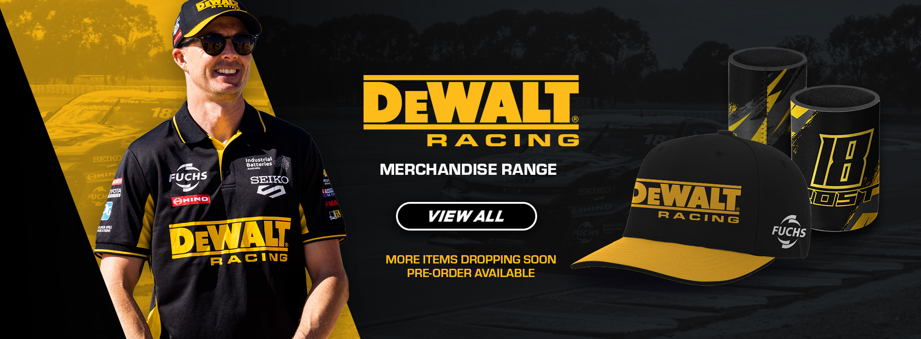 Team 18 Dewalt Racing Pre-Order Banner Team 18 Dewalt Racing Pre-Order Banner
